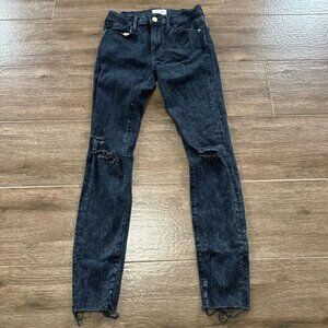 Frame Le Skinny de Jeanne Slim Fit Jeans Dark Wash Women’s 27